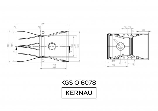 KGS O 6078 1B1D Deep Black